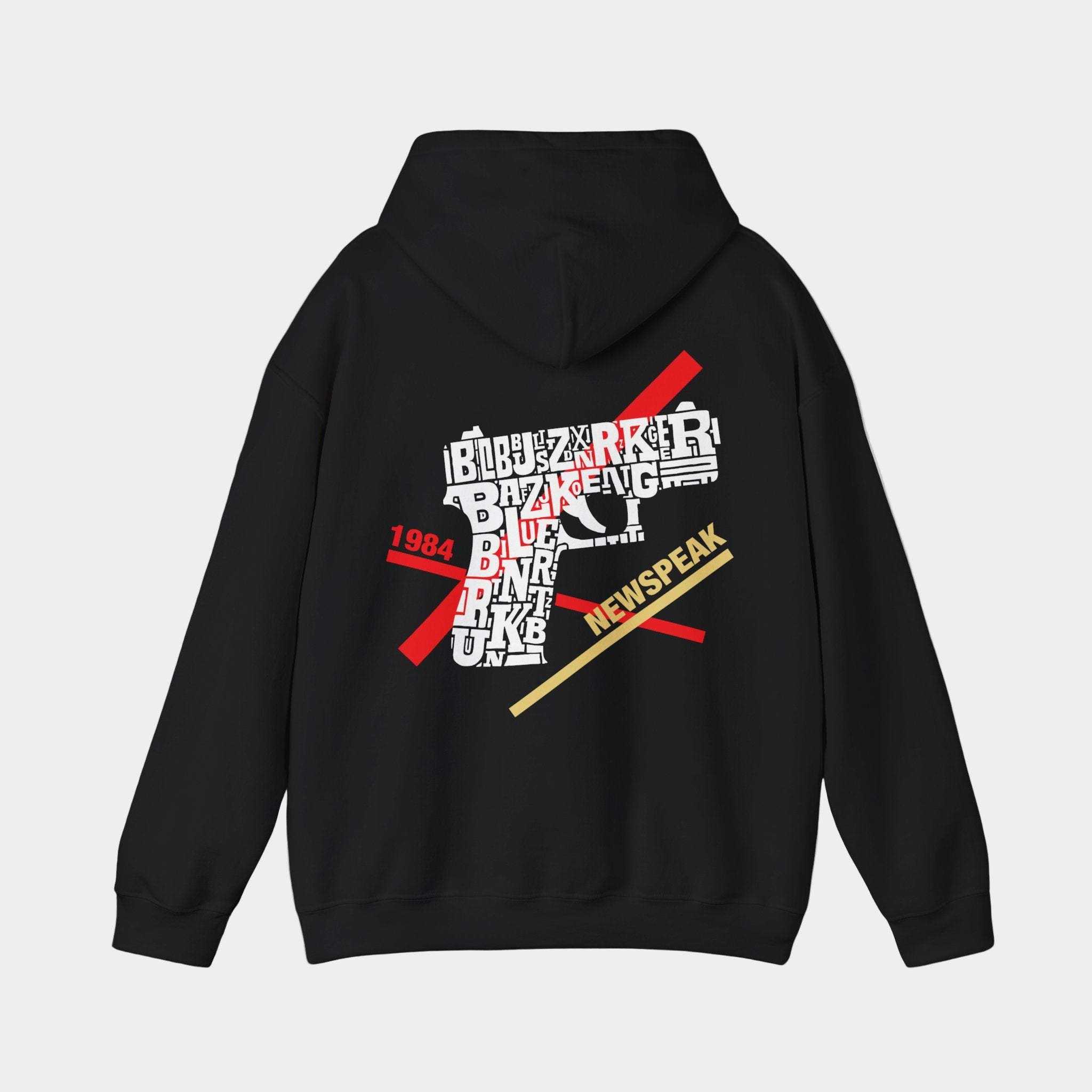 Newspeak gun hoodie