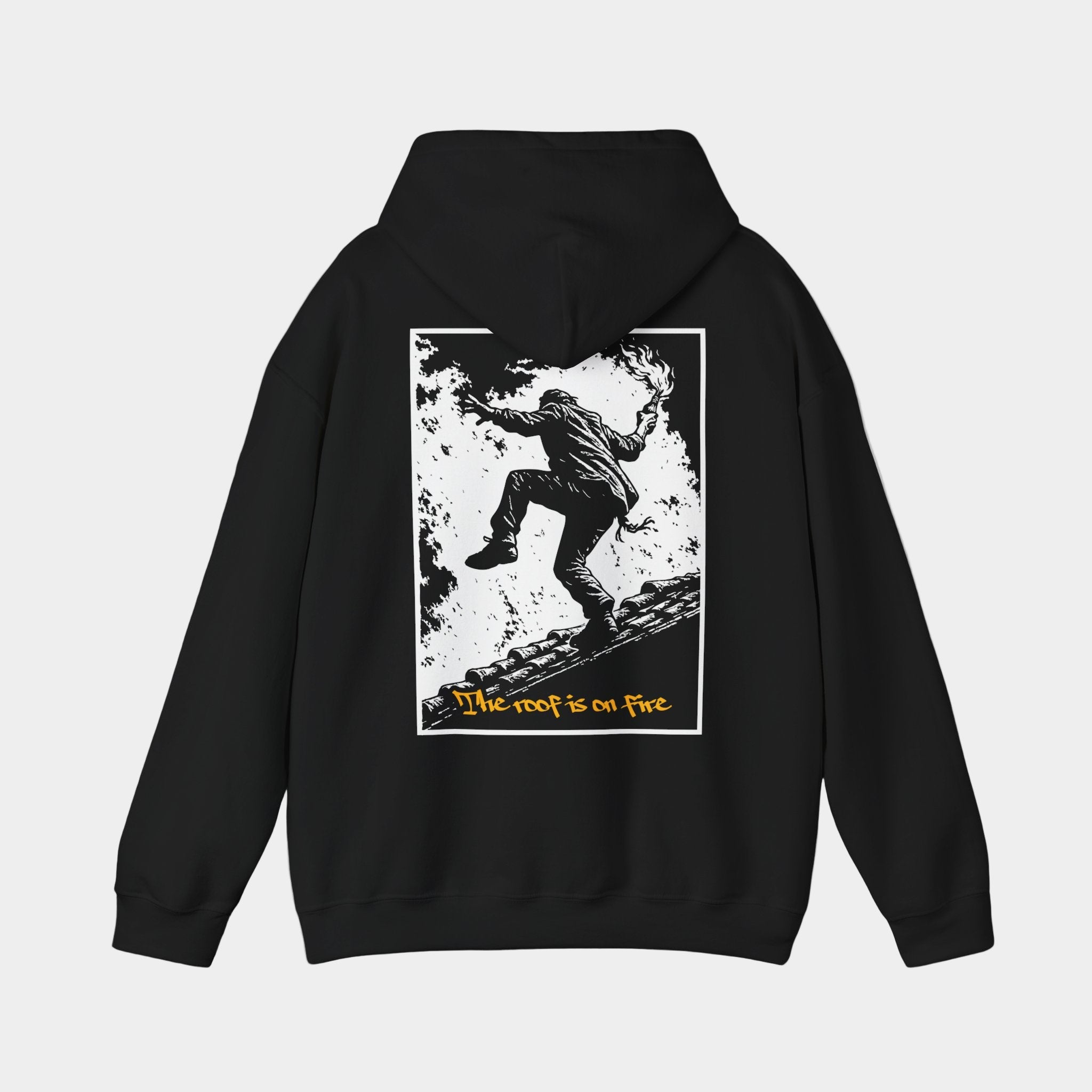 The roof is on fire hoodie