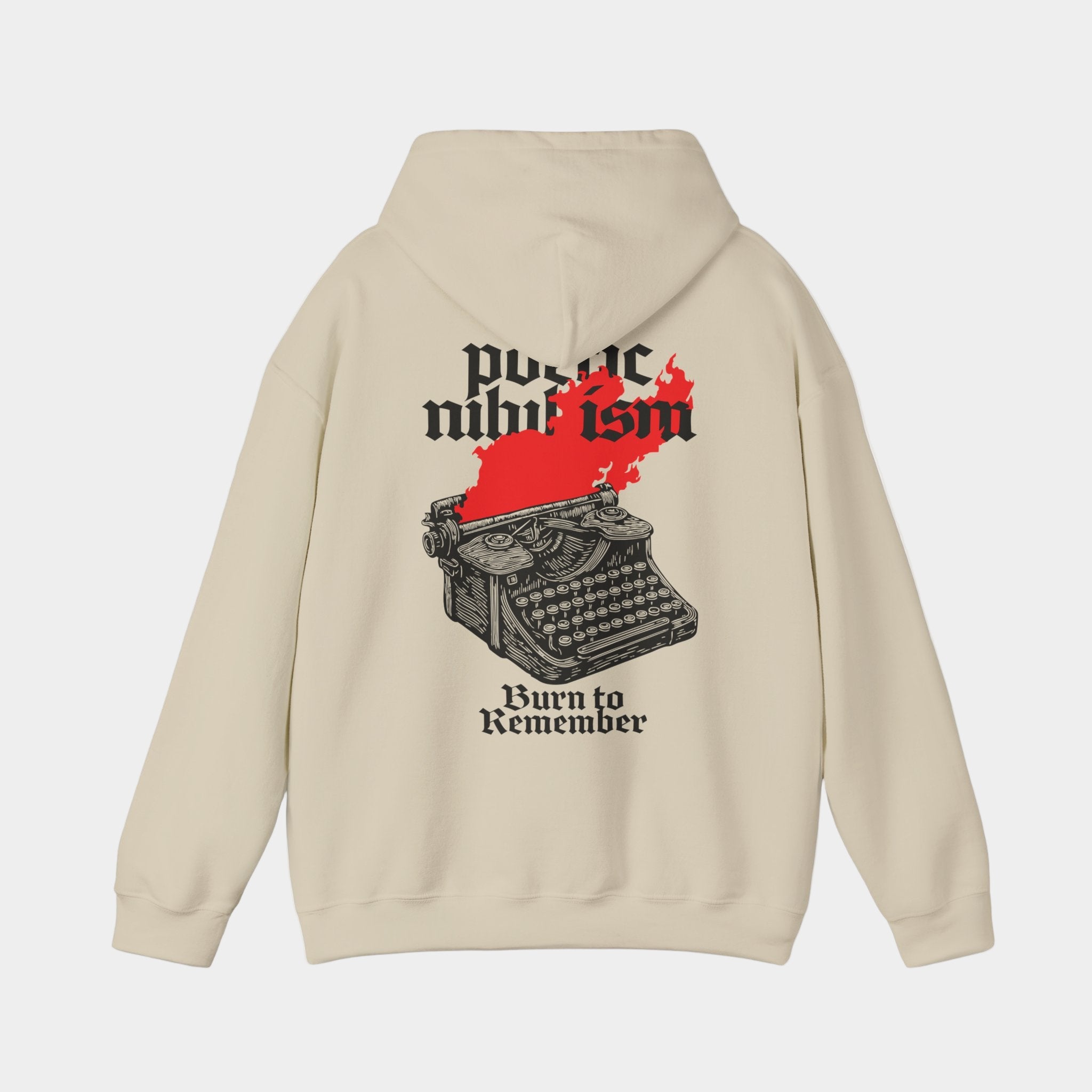 Burn to remember hoodie