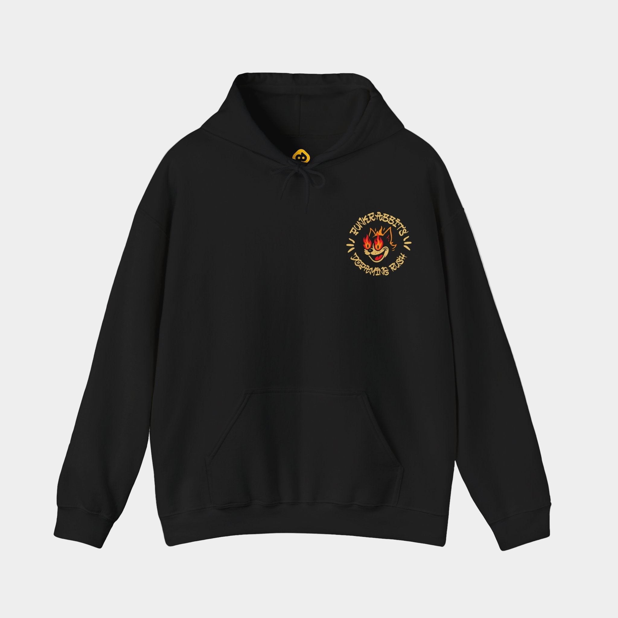 On fire hoodie