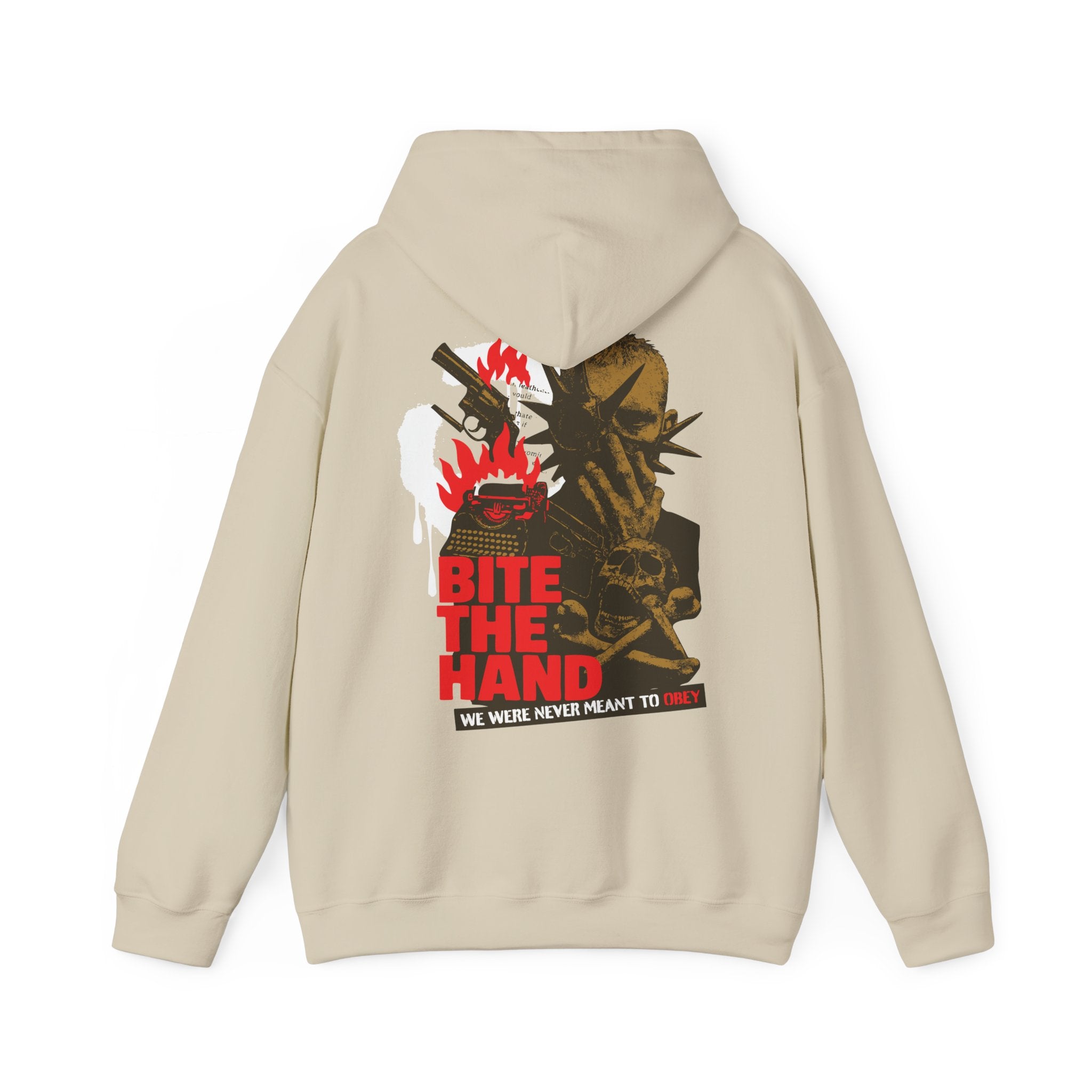 Bite the hand hoodie