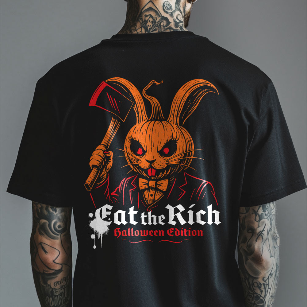 Eat the Rich Pumpkin edit