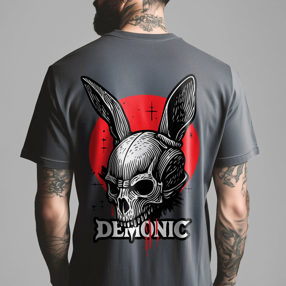 Demonic, Punkrabbits Oversized Streetwear Tee Collection Step into